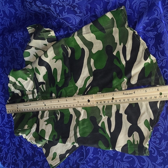 NWT 🪖 Pet Cargo Jacket - Dog Classic Camo Military Fatigues w/ Hood Size Medium - Picture 6 of 16